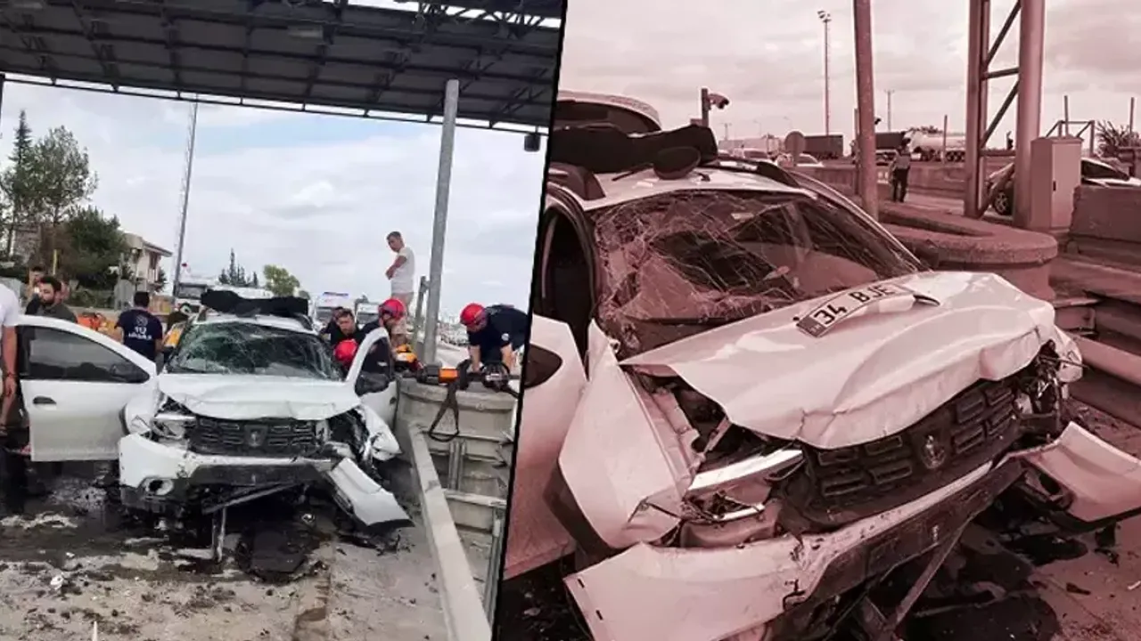 TAG Otoyolu'nda Korkutan Kaza