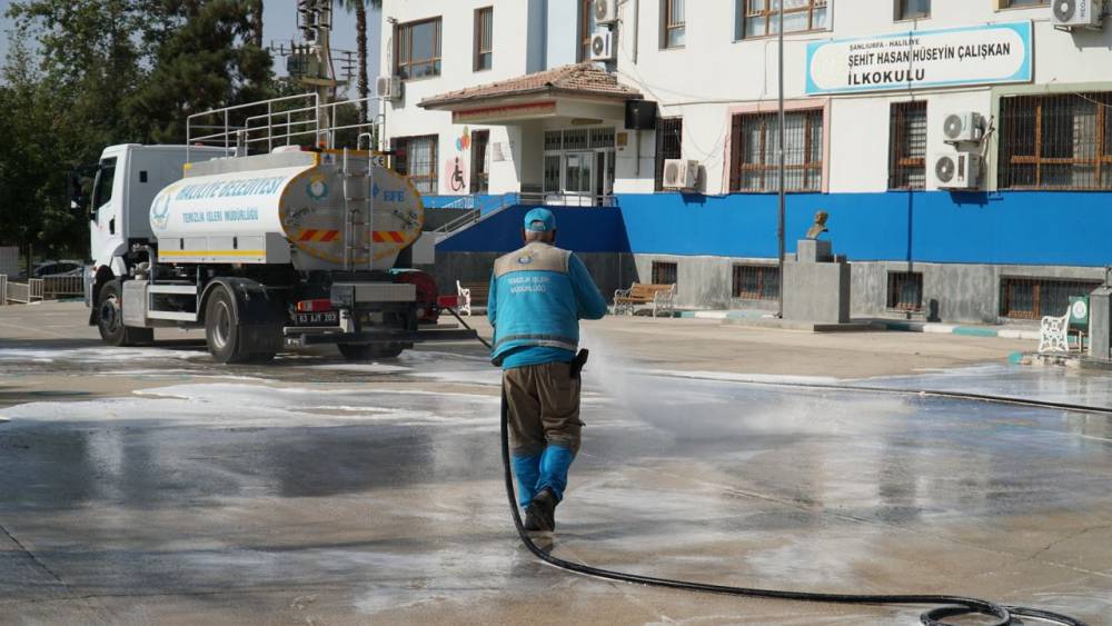 Haliliye'de Okullarda Hijyen Seferberliği