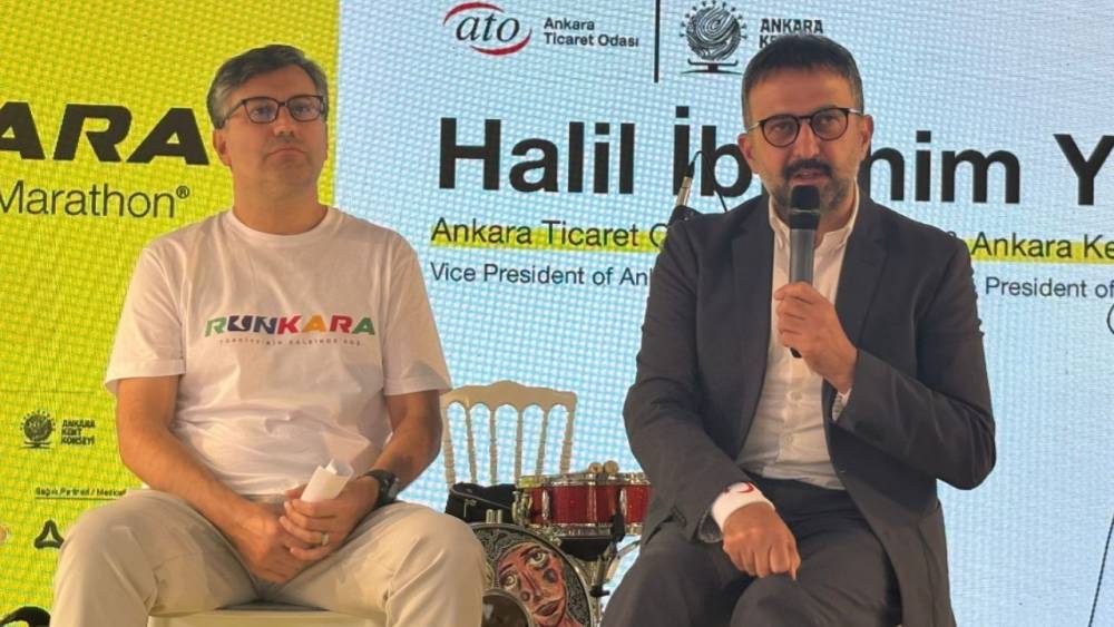 Ankara’da atletizm buluşmaları: Runkara Maratonu öncesi Halil İbrahim Yılmaz’dan ‘Kente Rönesans’ mesajı
