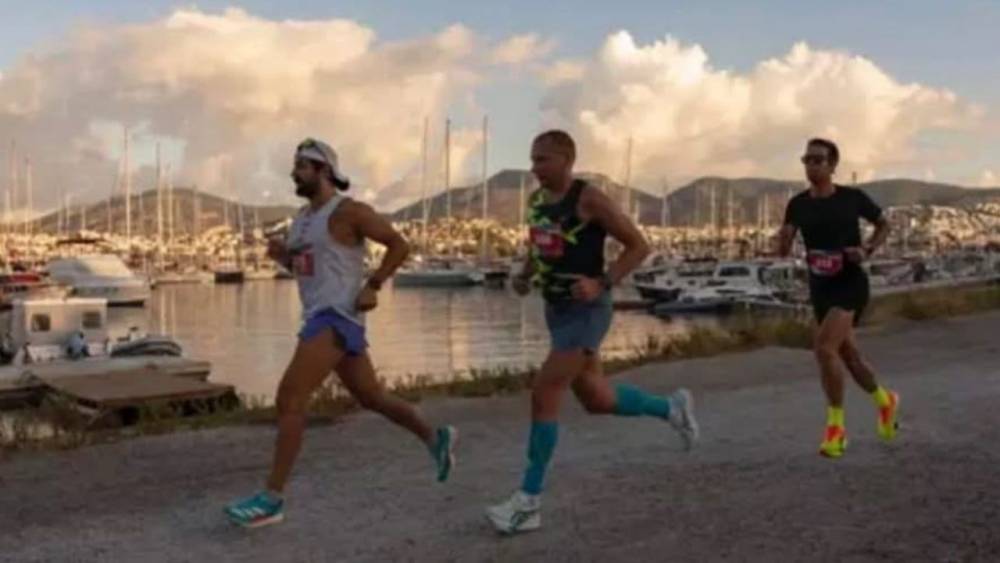 Bodrum, 8. kez yarı maraton coşkusunu yaşadı