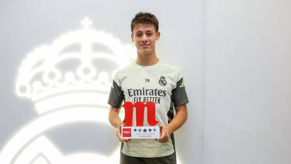 Arda Güler, Real Madrid’de ekim ayının futbolcusu seçildi