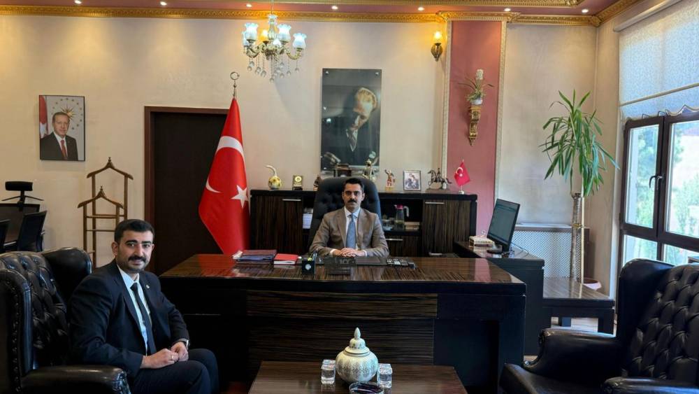 Pertek'in Yeni Kaymakamına Hayırlı Olsun Ziyareti