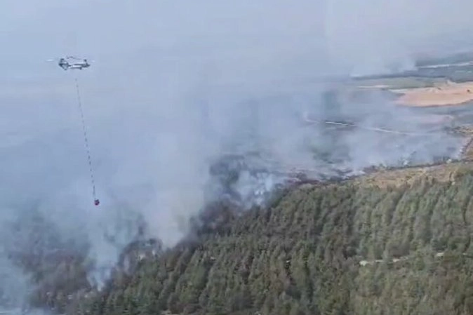 Şarköy Yangınına Büyük Müdahale
