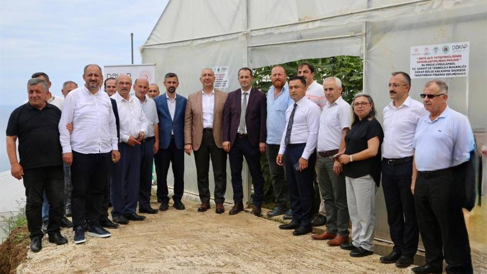 Akçaabat'ta Seracılık Projesiyle Tarıma Destek