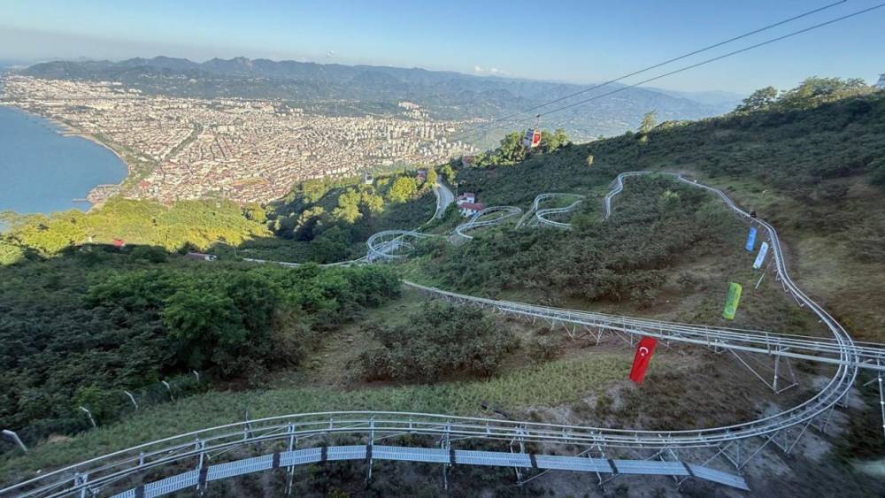 Ordu'da Adrenalinin Yeni Adresi: Dağ Kızağı Tesisleri Açıldı