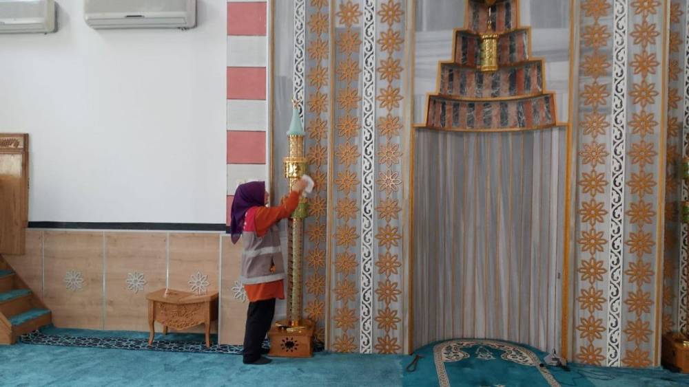 Ordu'da Camiler Özenle Hijyenik Hale Getiriliyor
