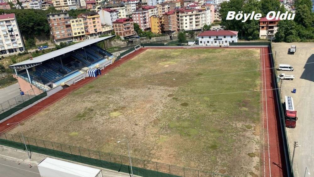 Vakfıkebir İlçe Stadı Harap Halde