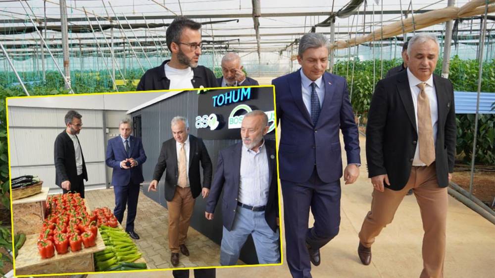 Antalya Valisi Şahin’den ANAMAS Tohum’a ziyaret