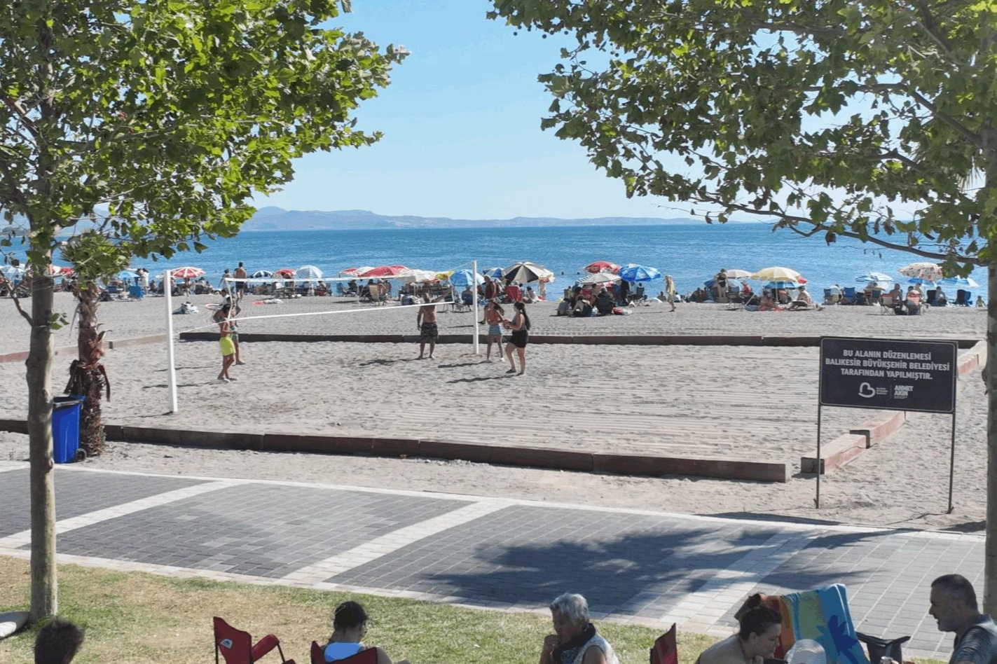 Altınkum'da Plaj Voleybolu Keyfi Başladı