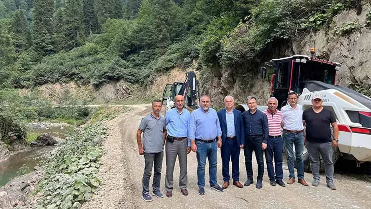 Giresun'da Yol Altyapısı İyileştiriliyor