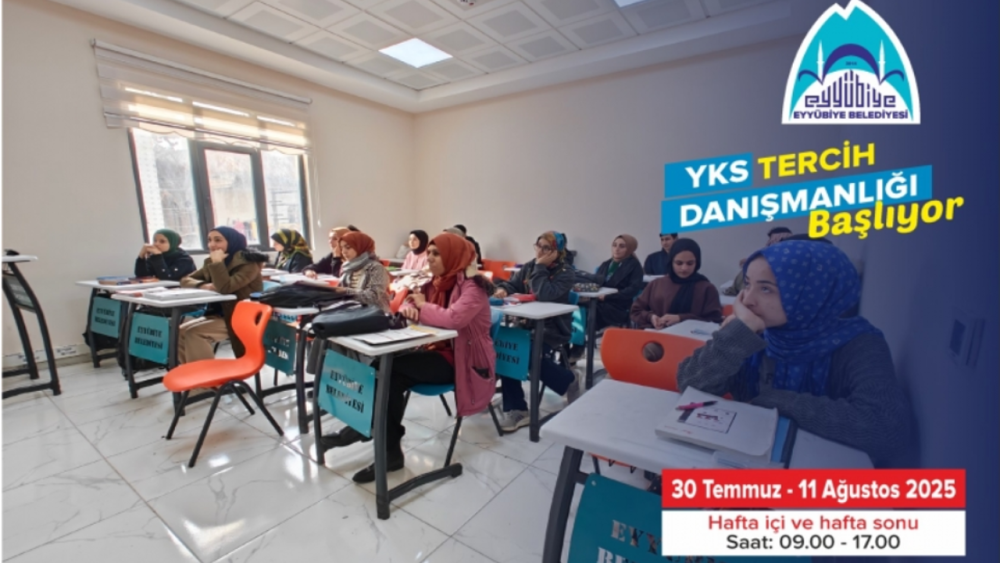 Eyyübiye Belediyesi'nden Ücretsiz YKS Danışmanlık Hizmeti