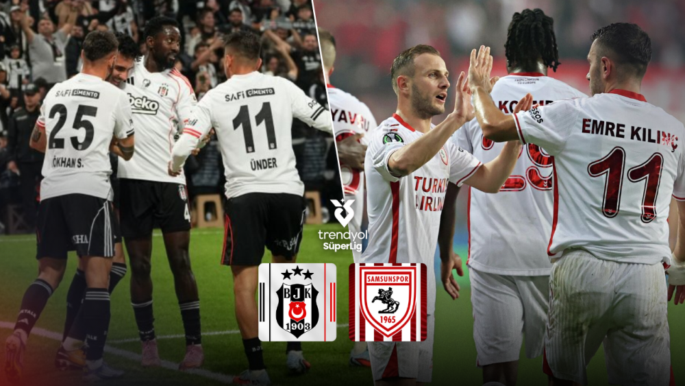 Beşiktaş Tüpraş Stadyumu'nda Samsunspor’u ağırlıyor
