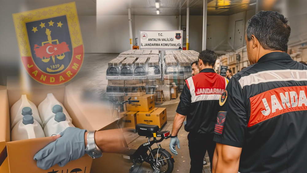 Antalya'da Sahte Alkol Operasyonu!