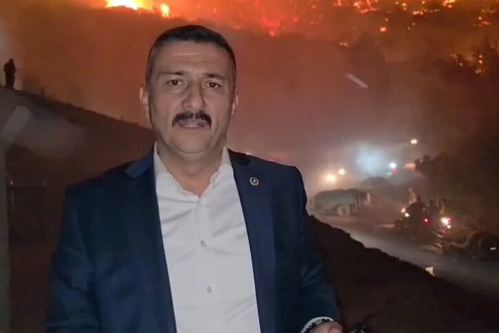 Bursa’da Orman Yangını Yerleşim Yerlerini Tehdit Ediyor