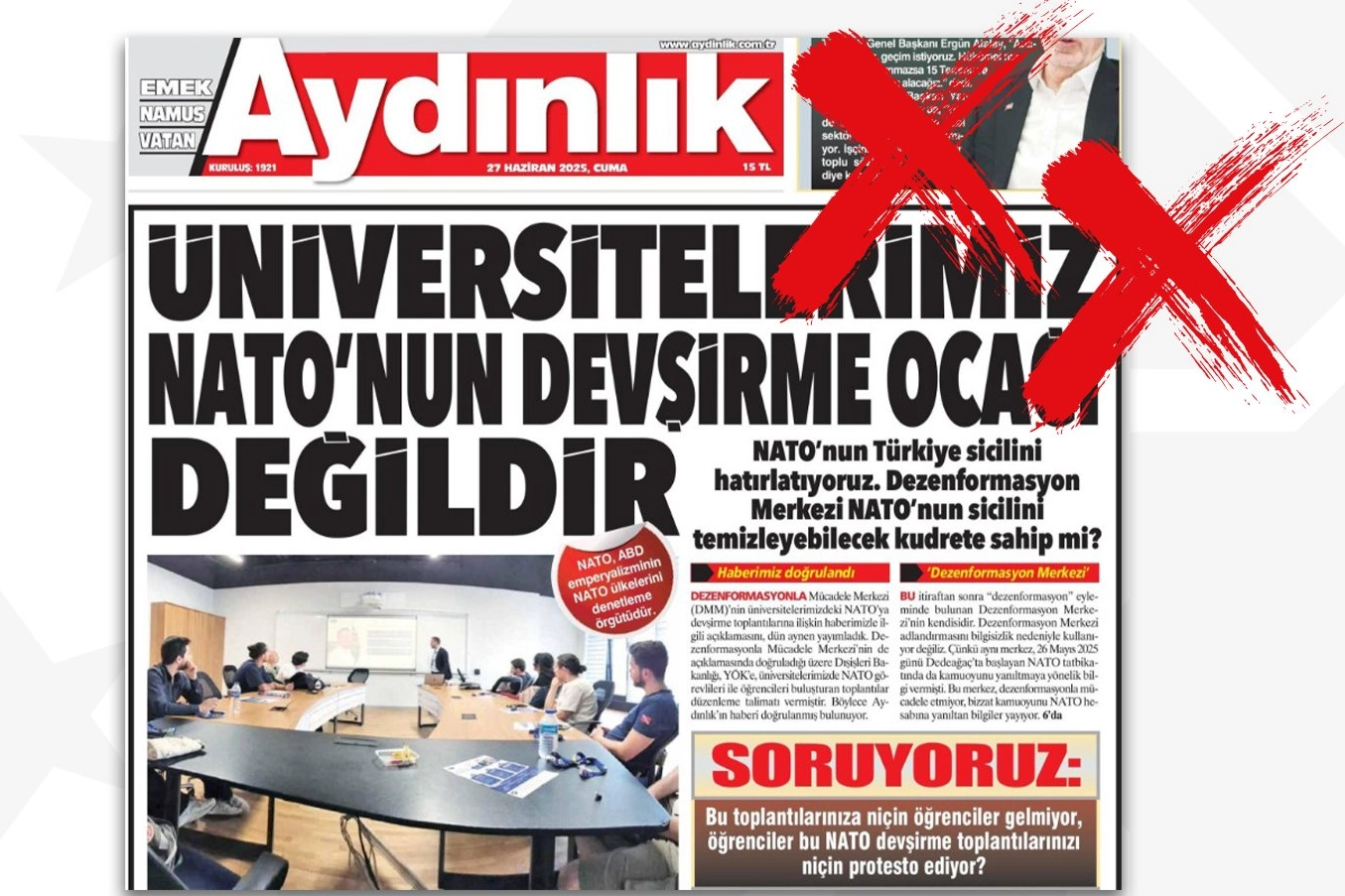 Dezenformasyon Merkezi'nden İddialara Yanıt