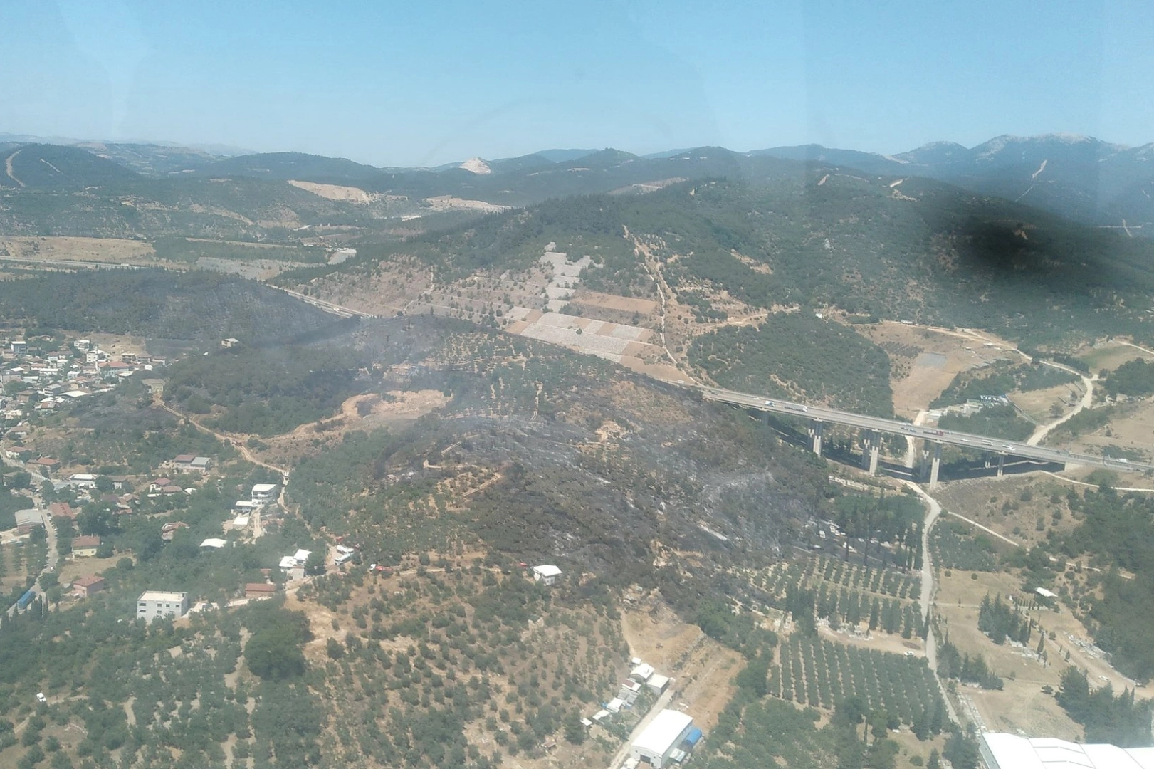 Bursa Osmangazi'de Yangın Tehlikesi Önledi