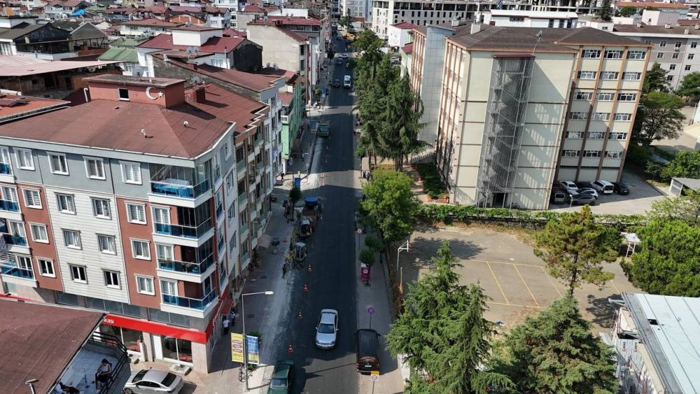 Ordu'da İbn-i Sina Caddesi Yenileniyor