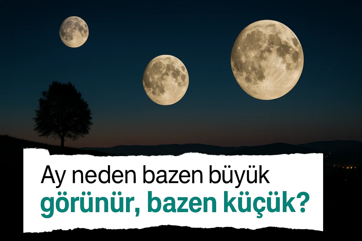 Ay neden bazen büyük görünür, bazen küçük?