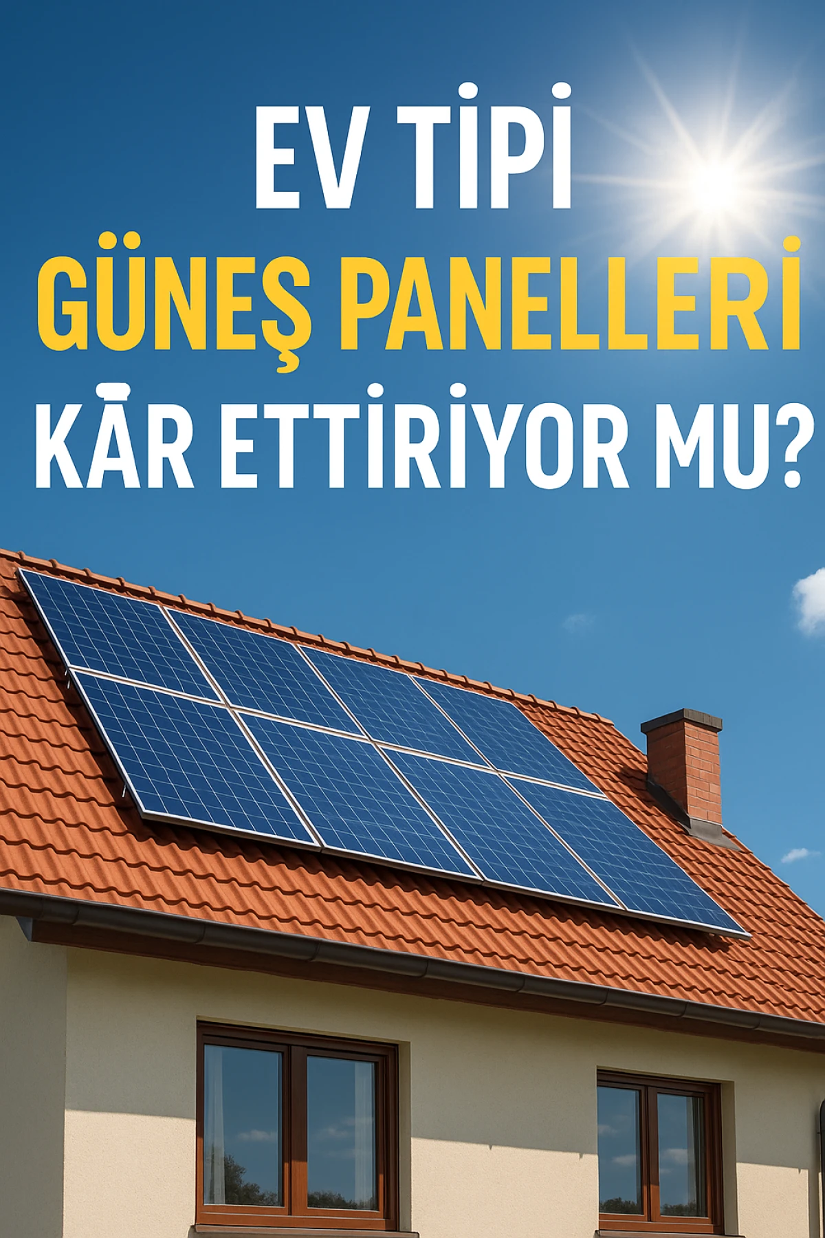 Ev Tipi Güneş Panelleri Gerçekten Kâr Ettiriyor Mu? Sonuçlar Şaşırtıyor!