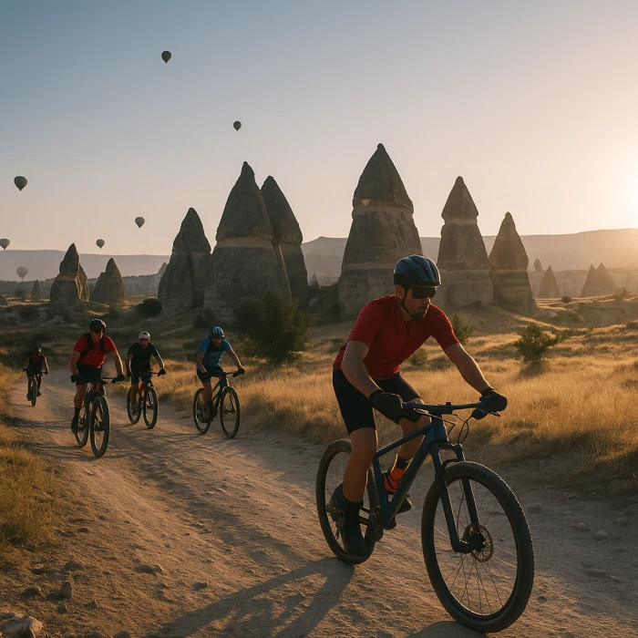 KAPADOKYA BİSİKLET FESTİVALİNE ULUSLARARASI PEDAL