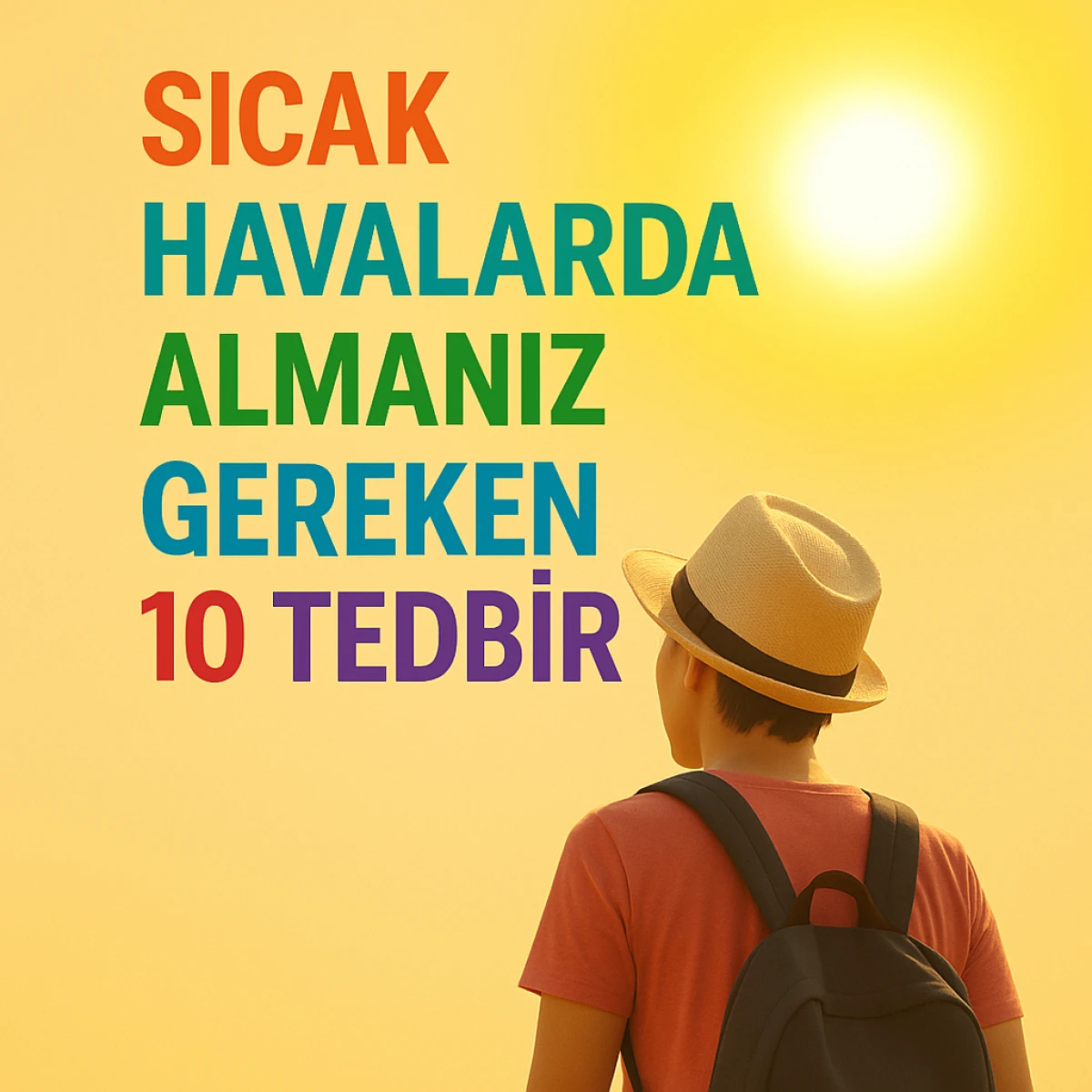 Sıcak Havalarda Almanız Gereken 10 Önemli Tedbir