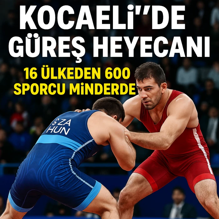 Uluslararası Güreş Turnuvası Kocaeli'de