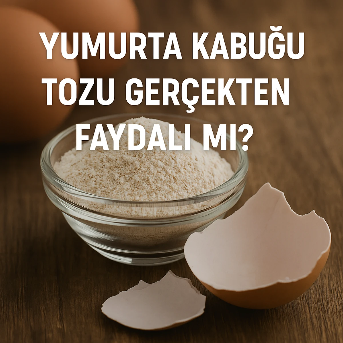 YUMURTA KABUĞU TOZU GERÇEKTEN FAYDALI MI?